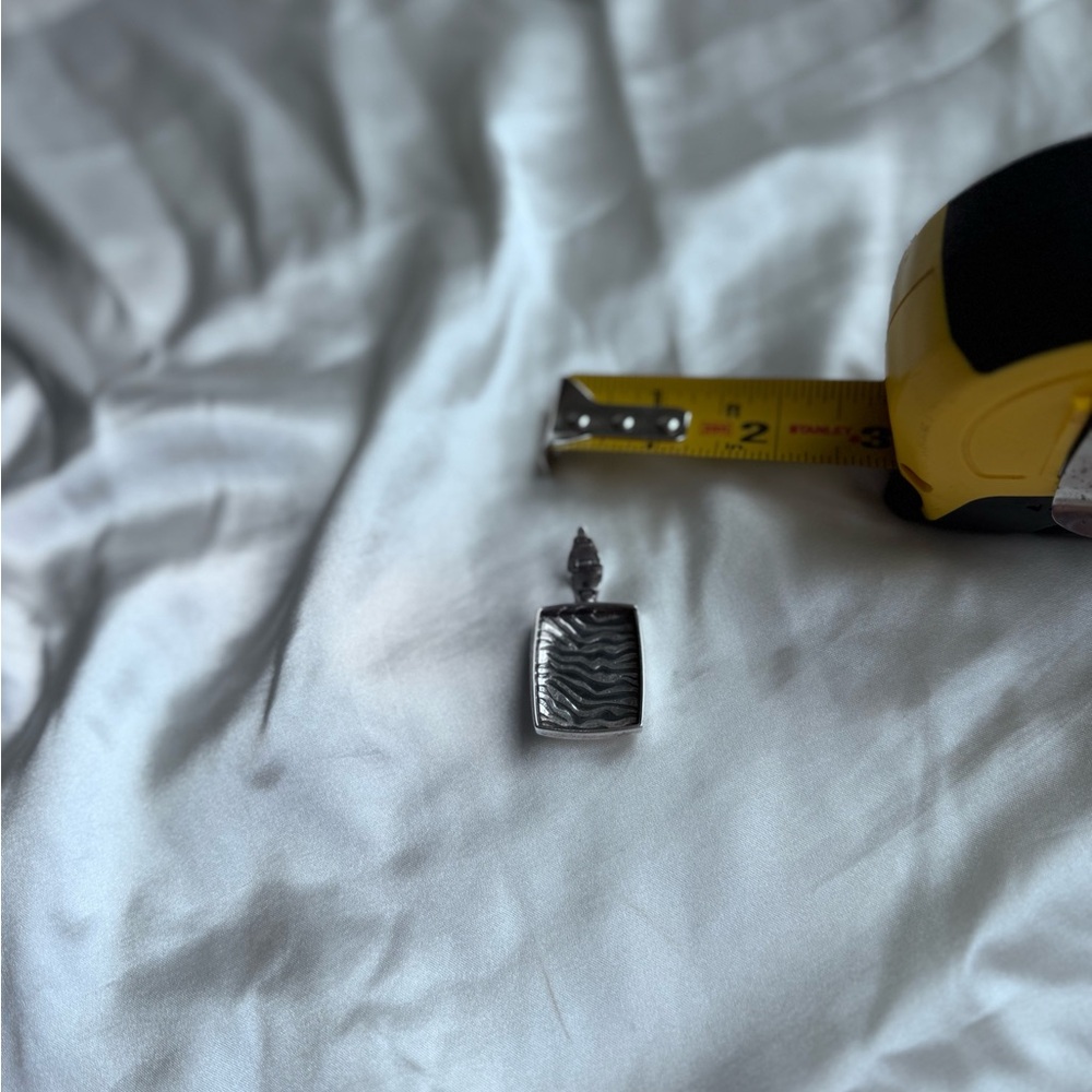 Lagos Imagine Pendant Silver Rectangular - image 3